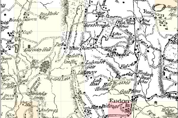 Section of Yates 1795 map